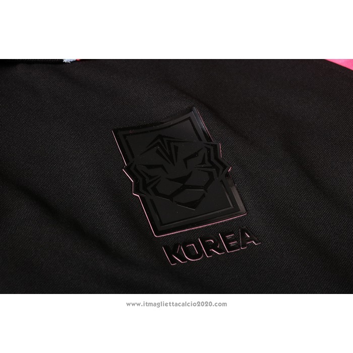 Maglia Polo Corea Sud 2020 2021 Nero